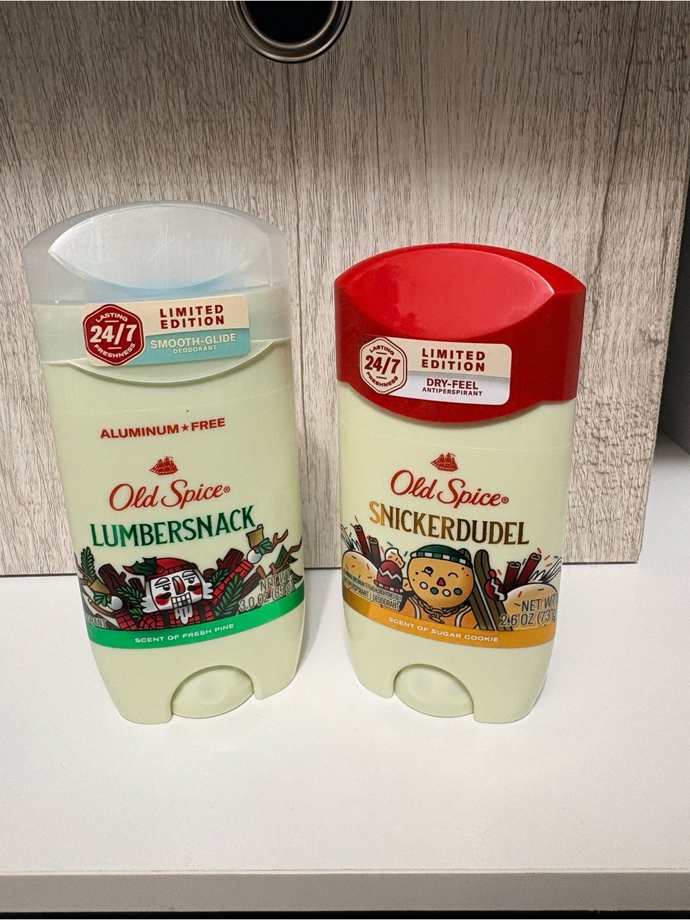 Old Spice Snickerdudel Men’s Antiperspirant Deodorant Stick - Red/Cream